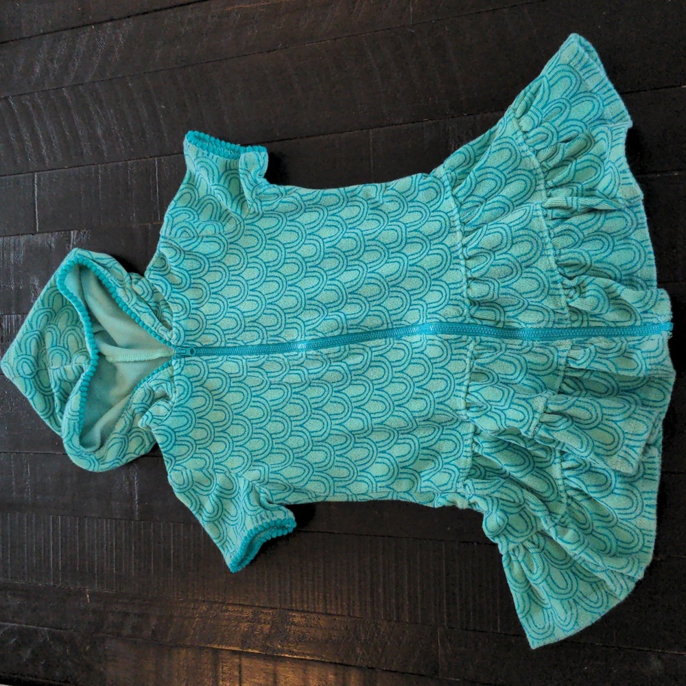 Mermaid Scale Terry Swim Cover